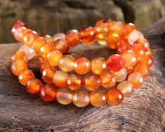 If you're looking for carnelian with similar color variation and rich color, check out our Madagascar carnelian beads. Carnelian is a variety of chalcedony (microcrystalline/cryptocrystalline quartz). Its translucent, orangey-red coloration is primarily due to the presence of iron oxide. Carnelian is an alternative birthstone for August. Metaphysically, it is believed to enable confidence and creativity. Carnelian Beads, Beads Online, Bead Store, Iron Oxide, Madagascar, Czech Glass, Rich Color, Gemstone Beads, Birthstone