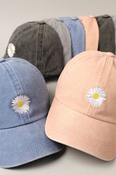 Daisy Embroidered Cap Cotton Baseball Cap Trucker Hat - Etsy Cute Cotton Outdoor Hat, Cute Cotton Hat For Outdoor, Cute Cotton Baseball Cap With Letter Print, Cute Cotton Hat With Letter Print, Cute Spring Cotton Baseball Cap, Cute Cotton Baseball Cap For Spring, Cute Baseball Cap With Embroidered Logo, Cute Cotton Adjustable Baseball Cap, Cute Adjustable Cotton Baseball Cap