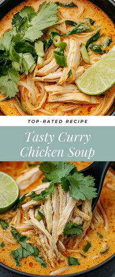 Image for Tasty Curry Chicken Soup Red Curry Chicken Soup, Chicken Curry Soup Recipe, Curry Chicken Soup, Chicken Curry Soup, Best Curry, Dinner Options, Chicken Soup Recipes, Healthy Soup, Curry Chicken