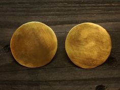 "Oversize handcrafted hammered round brass earrings fits with everything from day to night. Available in 5 sizes: Very small 0.5\" / 1,30cm, Small 1\" / 2.5cm, Medium 1.5\" / 3.80cm, Large 2\" / 5cm and X Large 2.5\" / 6.30cm ** These earrings are made to order handcrafted and shipped by me, so may take 5 working days before shipping I ship all orders worldwide with Registered mail and safety envelope with Hellenic post and Track number All my jewels come to lovely gift package with Jewel's card Earrings Moon, Earrings Minimal, African Earrings, Brass Hoops, Earrings Round, Ethnic Earrings, Gift Package, Round Stud Earrings, Large Hoop Earrings