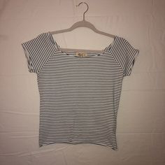 Semi Cropped. Shorter Length. Stretchy Material. Nwot Never Worn. Perfect Condition. Offers Welcome. Bundle & Save. Semi Cropped, Hollister Tops, Stretchy Material, Hollister, Tops & Tees, Womens Tops, Black White, Black And White, Women Shopping