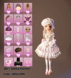 lolita, dress to impress, dti, new codes, theme, lolita theme, non vip, no vip Outfit Ideaa, Neon Outfits, Roblox Gifts, Theme Dress, Hex Color Codes, Princess Outfits, Cute Quotes For Friends, Themed Outfits