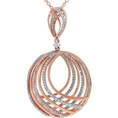 Royal 14K Rose Gold Diamond Pendant - 0.80 Carat Total Diamond Weight Elegant Rose Gold Jewelry With Pave Setting, Rose Gold Fine Jewelry Diamond Necklace For Wedding, Rose Gold Diamond Necklace For Wedding, Rose Gold Diamond Necklace With Elegant Design, Formal Rose Gold Diamond Necklace With Pave Setting, Elegant Rose Gold Diamond Necklace With Accents, Elegant Rose Gold Jewelry With Timeless Design, Modern Rose Gold Diamond Necklace For Anniversary, Elegant Rose Gold Diamond Necklace With Pave Setting