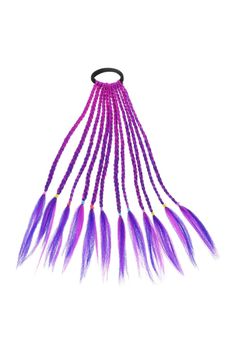 Ipetboom Short Hair Wigs Purple Wigs Braided Hair Extensions with Rubber Band Synthetic Colored Hairpieces Braided Ponytail Hair Accessories for Women Purple Womens Wigs Womens Wigs Jumbo Braid Ponytail, Braided Ponytail Extension, Braids Jumbo, Colorful Wig, Braid Extensions, Ponytail Braid, Purple Braids, Braid Ponytail, Hair Crochet