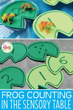 the frog counting game is an easy and fun activity for kids to practice counting numbers