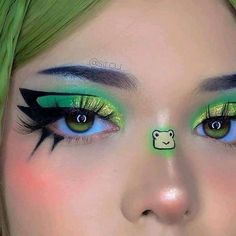 Makeup Kawaii, Halloweenský Makeup, Makeup Drawing, Indie Makeup