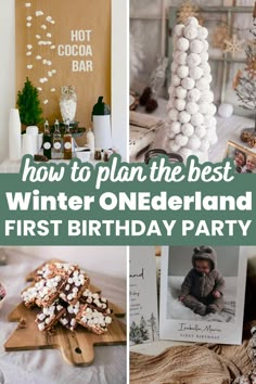 the best winter onederland first birthday party ideas for kids and adults to enjoy