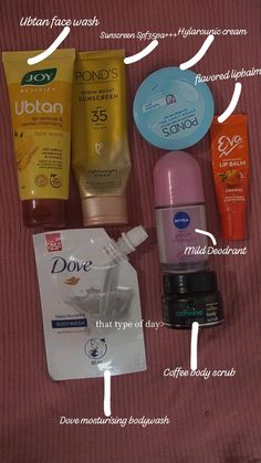 the pin contains the cheap but effective items of skin and body care 😉 hope you guys ❤️ love it Tan Removal, Beauty Remedies, Natural Lip Balm, Bath And Body Care, Spf Sunscreen, Body Care Routine, Skin Care Tools, Face Wash, Beauty Essentials