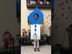 YouTube Save Environment Fancy Dress Ideas, Save Water Fancy Dress For Kids, Save Water Activities For Kids, Save Water Craft, Water Crafts Preschool, Water Costume, Science Costumes, Save Water Save Life, Fancy Dress Costumes Kids