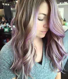 Ring Hairstyles, Purple Hair Highlights, Hair Men Style, Peekaboo Hair, January Nails, Hair Color Streaks