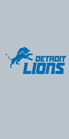 detroit lions logo on a gray background