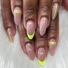 Gel Nails Dark Skin 17 Ideas: Embrace Your Beautiful Skin Tone - women-club.online On Trend Nails 2024, Short Almond Nails Designs 2024, Trendy Summer Nail Designs 2024, Colourful Nails For Summer, 2024 Summer Nails Almond, Simple Nail Designs Summer 2024 Almond, Trendy Summer Nails Designs, Cool Simple Nails, Trendy Summer Nails 2024 Almond