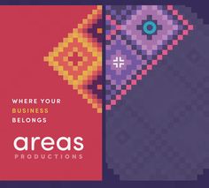 an advertisement for the area's products is shown in purple and orange colors,