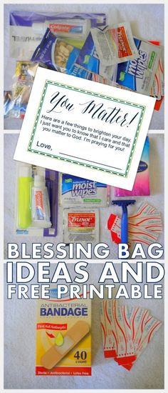 Blessing Bags Ideas, Blessed Images, Charity Work Ideas, Printable Note Cards, Mission Projects, Blessing Bags