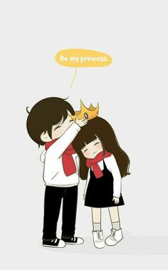 two people are hugging and one is wearing a crown