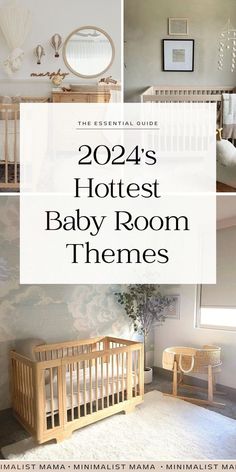 the baby room is clean and ready to be used as a nursery decor piece for your child