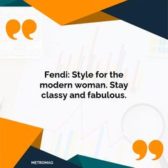 Take your Instagram captions to the next level with these unique Fendi quotes and sayings. Make your Instagram followers swoon with these words of wisdom. | # #FashionCaptions #InstagramBioIdeas