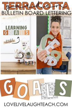 Terracotta Garden bulletin board letter and classroom decorations pack. Perfect for creating a calm space for your classroom and for classroom management. The letter pack will also provide endless bulletin boards, headers, and pendants for your classroom. Check it out now!