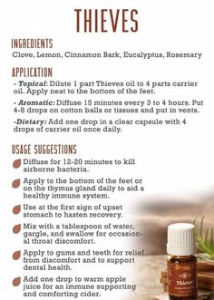 Thieves Essential Oil Recipe, Thieves Oil Recipe, Thieves Oil, Essential Oils Collection, Aromatherapy Recipes, Essential Oils For Pain