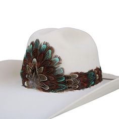 PRICES MAY VARY. Adjustable with leather lace ties. Natural feathers *This product is for 1 single hat band. Hat not included. Adjustable with leather lace ties. Cowboy Hat Feather Band, Cheap Adjustable Outdoor Hat Bands, Cheap Western Style Adjustable Hat Bands, Cowboy Hat Feather, Western Hats For Women, Cowboy Hat Band, Cowboy Hat Bands, Hat Band, Cowboy Hat