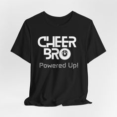 A soft and comfy unisex jersey short sleeve tee designed for the supportive brother of a cheerleader. Perfect for daily wear, this tee is made from 100% cotton and can be personalized with a name or phrase on the back. Ideal for cheer competitions, or everyday casual wear. Product features - Made with 100% Airlume combed and ring-spun cotton for a lightweight and breathable feel - Features side seams for structural support and durability - Available in both youth and adult sizes for a perfect fi Competitive Cheer, Gifts For Brother, Tee Design, Jersey Shorts, San Jose, Product Features, Short Sleeve Tee, Daily Wear, Spun Cotton