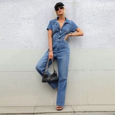 F00238750-103 Overall Jeans, Denim Coverall, Denim Short Jumpsuit, Denim Jumpsuits, Denim Pattern, Clothing Casual, Summer Denim, Denim Patterns, Pant Length