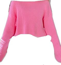 Solid Cropped Sweater For Winter, Trendy Pink Turtleneck Sweater, Casual Pink High Neck Sweater, Trendy Pink Top With Ribbed Collar, Pink Winter Sweater With Ribbed Neckline, Pink Ribbed Neckline Sweater For Winter, Pink Sweater With Ribbed Neckline For Winter, Spring Cropped Ribbed Sweater, Pink Ribbed Neckline Sweater For Fall