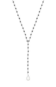 An easy-to-wear lariat necklace will add significant polish to even your most casual ensembles. 16" length; 3"drop Lobster clasp closure Sterling silver/moonstone Imported Moisturizing Toner, Clutch Pouch, Black Spinel, How To Make Shoes, Lariat Necklace, Beauty Gift, Girls Accessories, Baby Girl Gifts, Family Gifts