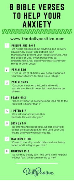 8-bible-verses-for-anxiety-2 Peace Of God, Quotes Thoughts, Ideas Quotes, Read Bible