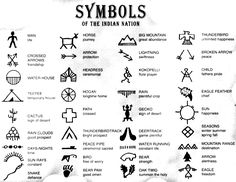 Ephemeral Tattoo, Native Americans Unit, Indian Symbols, Native American Tattoos, Map Symbols, Native American Symbols, American Symbols, American Tattoos, Symbols And Meanings