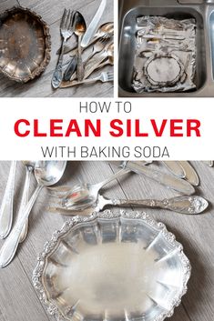 how to clean silver with baking soda