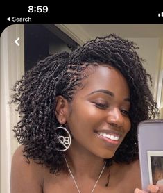 Locs Inspiration, Curly Faux Locs, Short Locs Hairstyles, Dreadlock Styles, Afro Textured Hair, Hair Locks, Flat Twist, Twist Outs