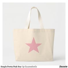 Customizable Pink Shopping Bag, Customizable Pink Bag For Shopping, Y2k Tote Bag, Design Black And White, Pink Star, Bags Aesthetic, Bag Collection, Cute Tote Bags, Pink Stars