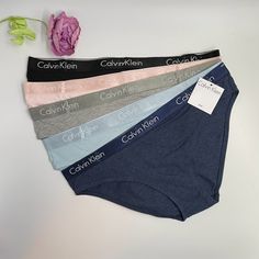 You're Getting Authentic New Calvin Klein Stretch Bikini Panties 5pc Made Of 95% Cotton+5% Elastane. Navy, Blue, Grey, Pink, Black. Due To Personal Intimates, No Offers, No Returns, Or Trades, Thank You For Understanding. Thanks, Money Tree Store Black Calvin Klein Elastane Bottoms, Calvin Klein Black Elastane Bottoms, Money Tree, Calvin Klein Black, Womens Calvin Klein, Black Green, Pink Black, Women's Intimates, Shopping List