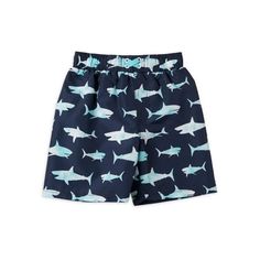 Baby Boy Swim Trunks, Shark Print, Navy Outfit, Boys Swim Trunks, Swimwear Bottoms, Boys Swim, School Shopping, Printed Swim, Mens Swim Trunks