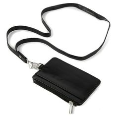 Essentials brand beautifully made black vegan leather lanyard with detachable ID wallet. Neutral color works with all outfits, handbags and accessories. Both pieces can be used together or separately. Wallet features a zipper closure, clear ID window and additional card slot and is 5.25 inches long and 3.25 inches wide. The lanyard hangs 19 inches from back of neck to bottom of hook. Size: 19" Long.  Gender: unisex.  Age Group: adult. Adjustable Black Lanyards For Everyday Use, Black Badge Holders With Card Slots For Personal Use, Black Badge Holder With Card Slots For Everyday Use, Black Badge Holders With Card Slots For Everyday Use, Black Rectangular Badge Holder For Daily Use, Black Badge Holders With Card Slots, Black Rectangular Badge Holders For Daily Use, Essentials Brand, Leather Lanyard