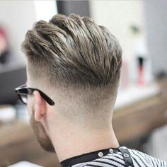 Mens Hairstyles Fade, Hair Toupee, Side Hairstyles, Slick Back, Slicked Back Hair, Corte De Cabelo Masculino, New Haircuts, Fade Haircut, Boy Hairstyles