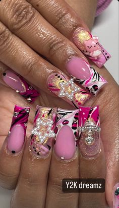 Fur Nails, Nails After Acrylics, Long Nail Designs, Ombre Acrylic Nails, Short Square Acrylic Nails, Acrylic Nails Coffin Pink