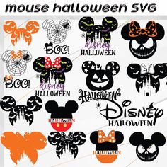 mickey mouse halloween svg cut files