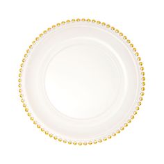 Beaded Rim Clear Glass Charger Plate 12½ - Set of 4 - Events and Crafts-Simply Elegant Clear Glass Charger Plates, Glass Charger Plates, Beaded Edge, Charger Plate, Charger Plates, Event Catering, Ceiling Fans, Glass Material, Clean Design