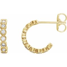 Bezel Set Huggies – diamondaupair Diamond Huggie Earrings, Bezel Set Diamond, Sell Gold, Diamond Hoop Earrings, Bezel Diamond, Jewelry Case, Huggies Earrings, Diamond White, Or Rose