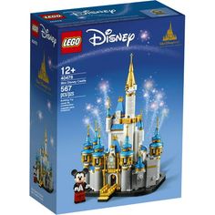 the lego disney castle is in its box