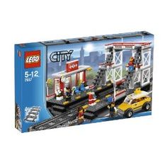 the lego city set is in its box