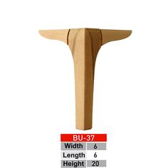 a wooden object is shown with measurements for the height and width, as well as how to measure it