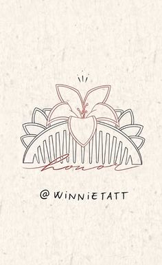 the logo for winetatt is drawn in black and white