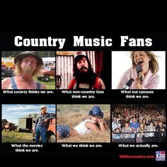 an advertisement for country music fans with pictures of people singing and talking on microphones