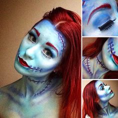 The Nightmare Before Christmas Sally Makeup, Monsieur Jack, Old Makeup, Nightmare Before Christmas Halloween, Halloween 2016, Halloween Make Up, Halloween 2018