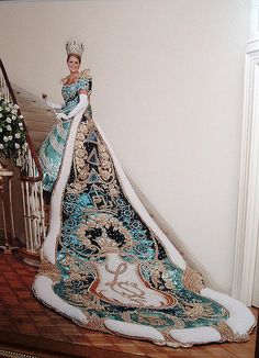 tyler rose festival  gowns | photo Royal Queen Dress, Royalty Dresses, Coronation Robes, Royalty Dress, Rose Queen, Mardi Gras Costumes, Tyler Tx