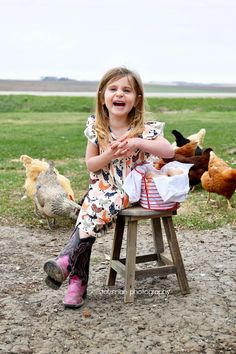 “Don’t chicken out on one of our most popular prints!!” Chicken Photoshoot, Rustic Chicken, Chicken Milk, Farm Lifestyle, Childrens Clothing Boutique, Flutter Dress, Lulu Fashion, Childrens Photography, Milk Silk