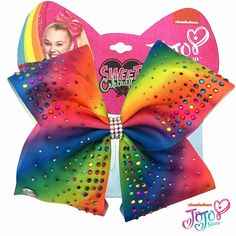 Jojo Siwa Big Bows Jojo's Sweet Celebrations Collection Rainbow Ribbon W Gems Size: Approx 7"-8" Large Bow Condition: New Model: JJ4030 Shipping: Items ship next business day unless it's a holiday. Your tracking number will be uploaded to eBay asap. We only ship to a confirmed PayPal address, no exceptions. Items ordered on weekdays before 3:00 pm (EST) will be shipped same day. Returns: We accept returns within 30 days of purchase date if product does not match listing description. We do not ac Jojo Merch, Jojo Hair, Jojo Hair Bows, Junie B Jones, Jojo Siwa Bows, Frozen Kids, 20th Birthday Party, Kids Toy Shop, Jojo Bows